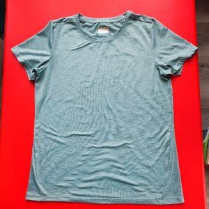 Mondetta T-shirt lightweight light green women's size M